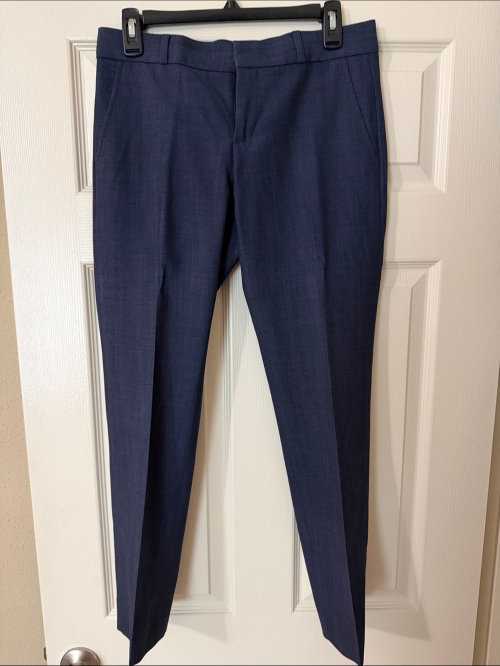 Banana Republic Navy Cropped Dress Pants - Slim Ankle Trousers